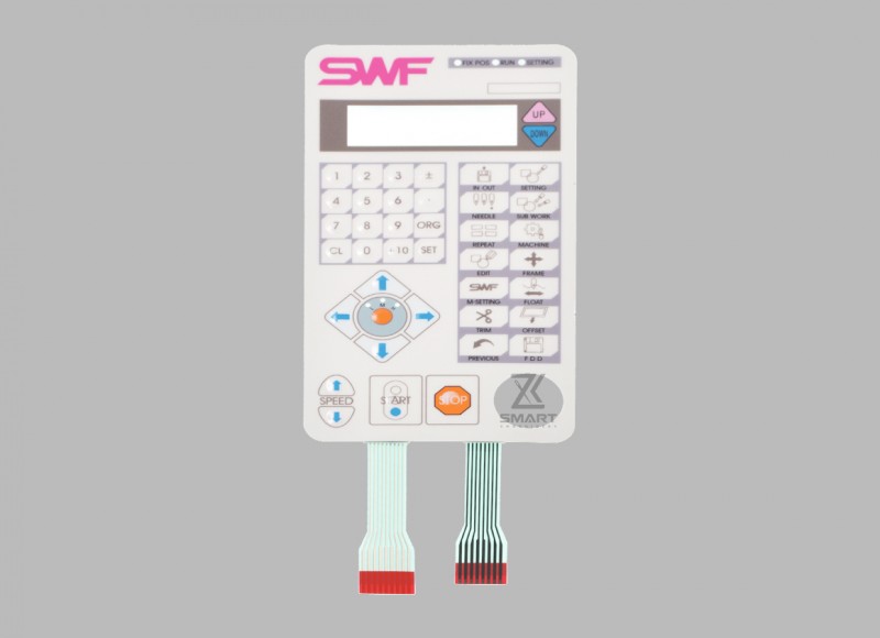 ESWF-GP-011823 PAYPAD Kawalan Panel Kekunci Kekunci Membran Switch Generik SWF SUNSTAR Sulaman Mesin Bahagian