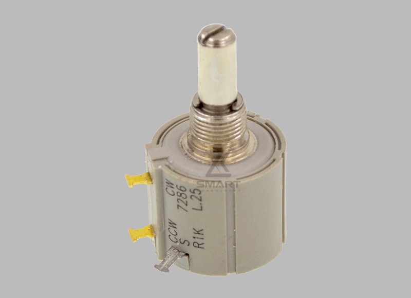 Mesin sulaman alat ganti berputar wirewound 10 cincin 7286 R1K MultiTurn Potentiometer