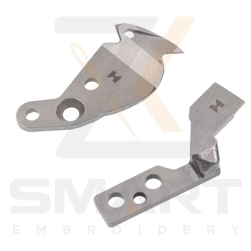 Copy H Movable & Fixed Knife FX0206010000 FX020701000 Untuk Tajima & Cina Mesin Embroidery