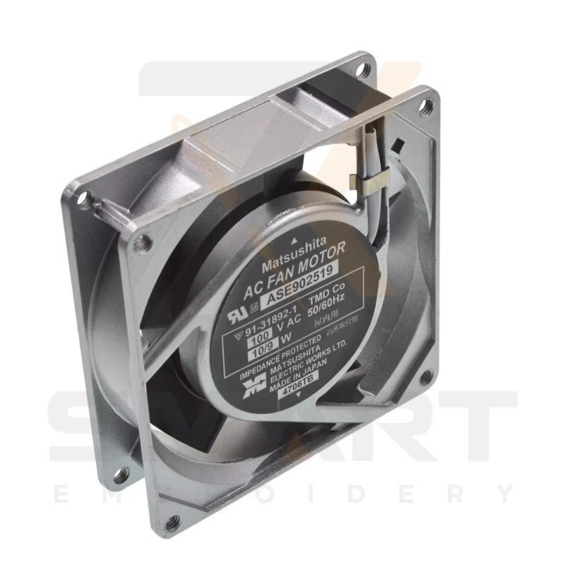 100V Matsushita AC Fan ASE902519 untuk Mesin Embroidery TAJIMA ETJ-ASE902519