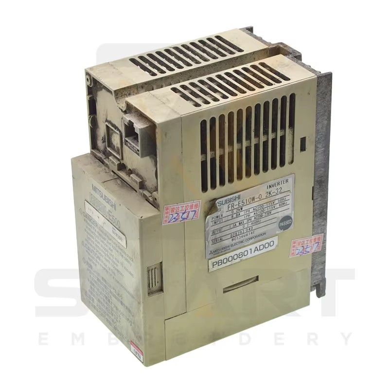 Tajima Penggerudian Mesin Bahagian Digunakan Inverter PB000801AD00 FR-E510W-0.2K-32