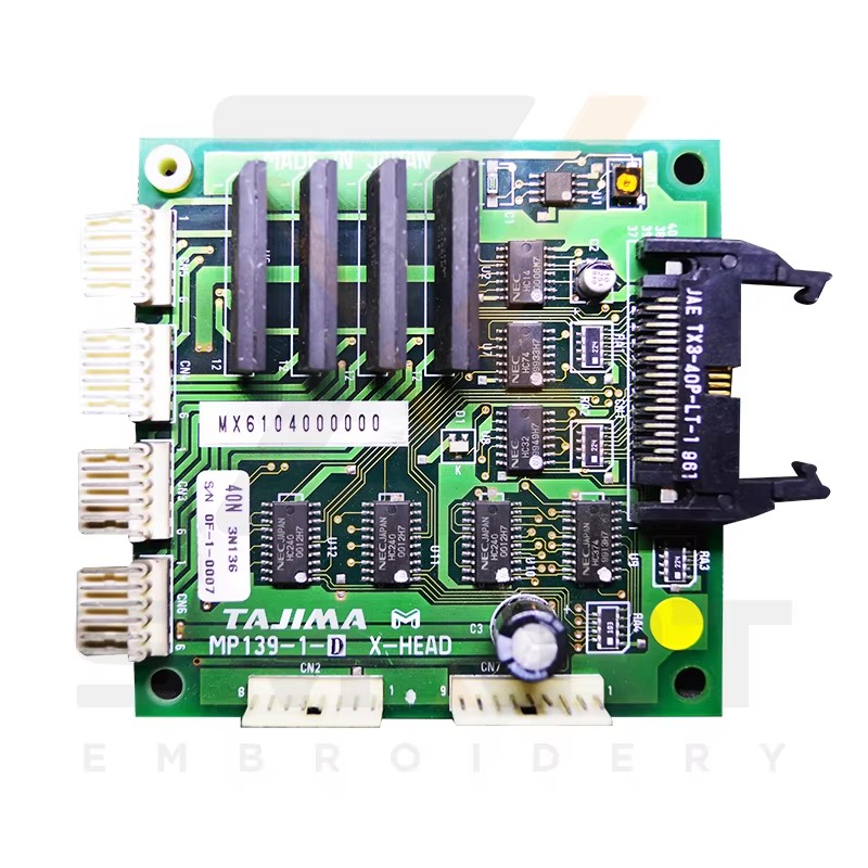 Tajima Bahagian Mesin Embroidery Digunakan MP139-1-D Tajima: Head Amp Card MX6104000000 0J2702000000
