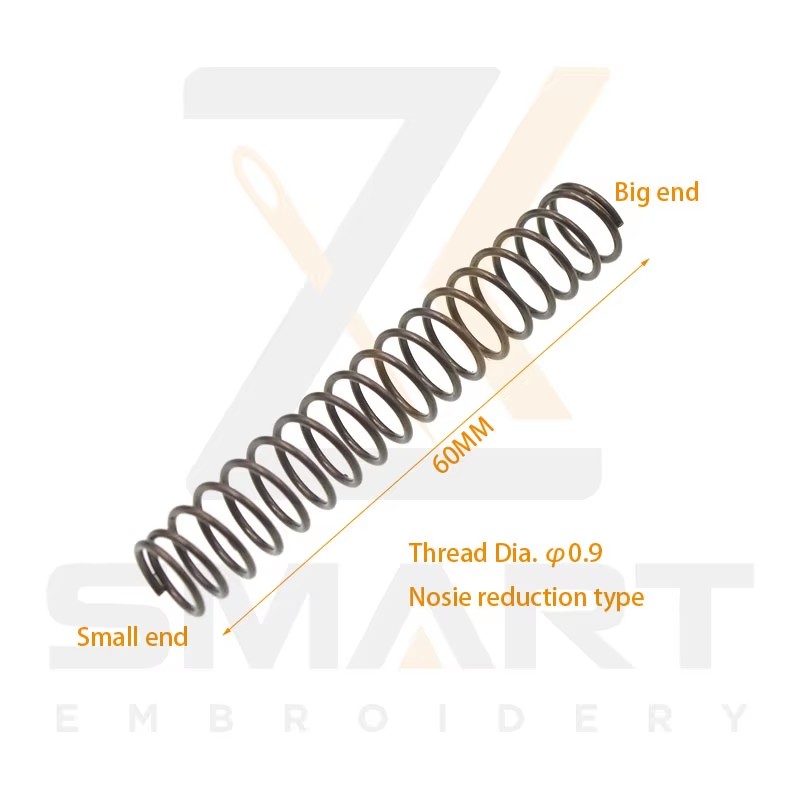 Presser Foot Return Spring Noise Reduction Type Thread Dia. 1MM Panjang 60MM Tajima SWF Cina Bahagian Mesin Embroidery