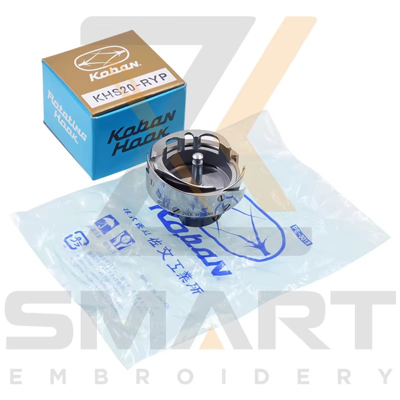 Original KOBAN Jumbo Rotary Hook KHS20-RYP MEC05050100 untuk Tajima Barudan SWF Cina Mesin Penggerudian R01KHS20-RYP-S