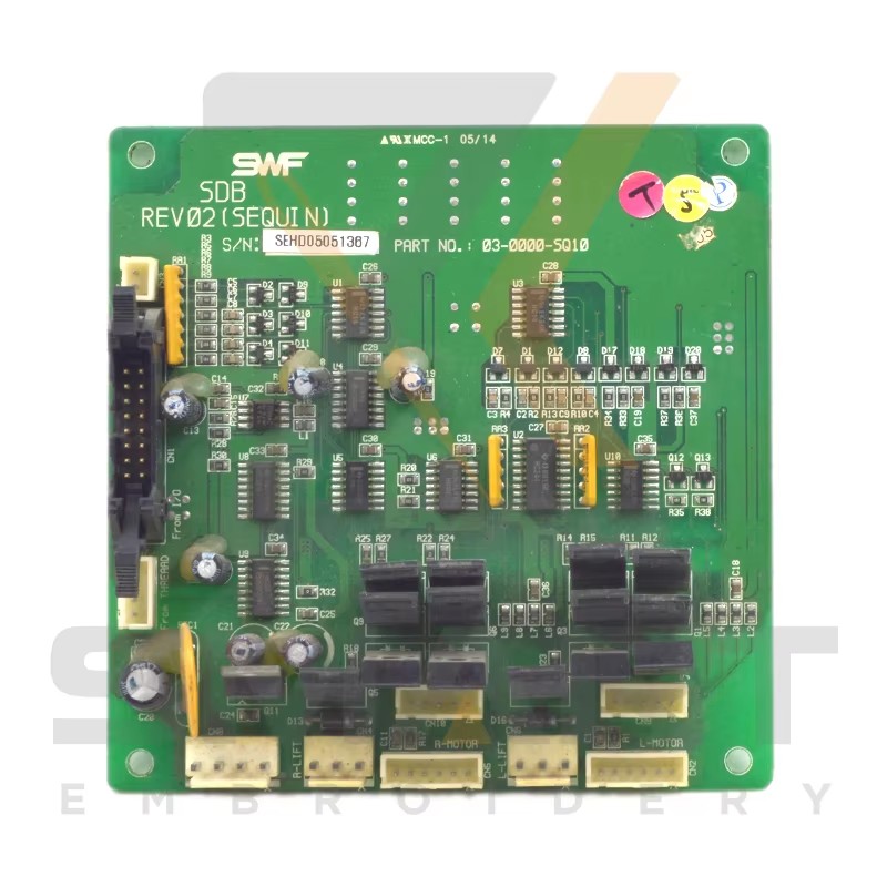 Kad SWF digunakan 03-0000-SQ10 Bahagian Mesin Embroidery ESWF-03-0000-SQ10-U