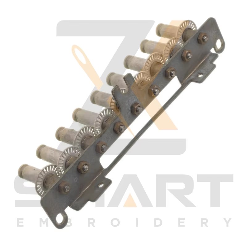 Digunakan 9 Warna Asli SWF Board Base Dengan Wheel Embroidery Mesin Bahagian T12SWF02-9U