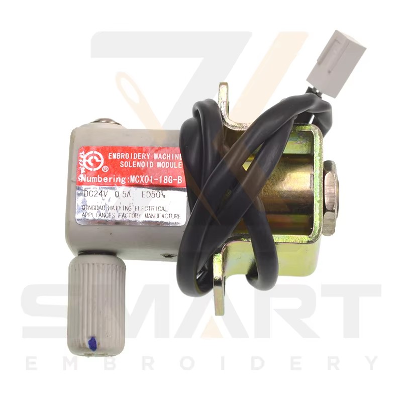 Jump Solenoid MCX01-18G-B untuk sesetengah mesin embroidery Cina