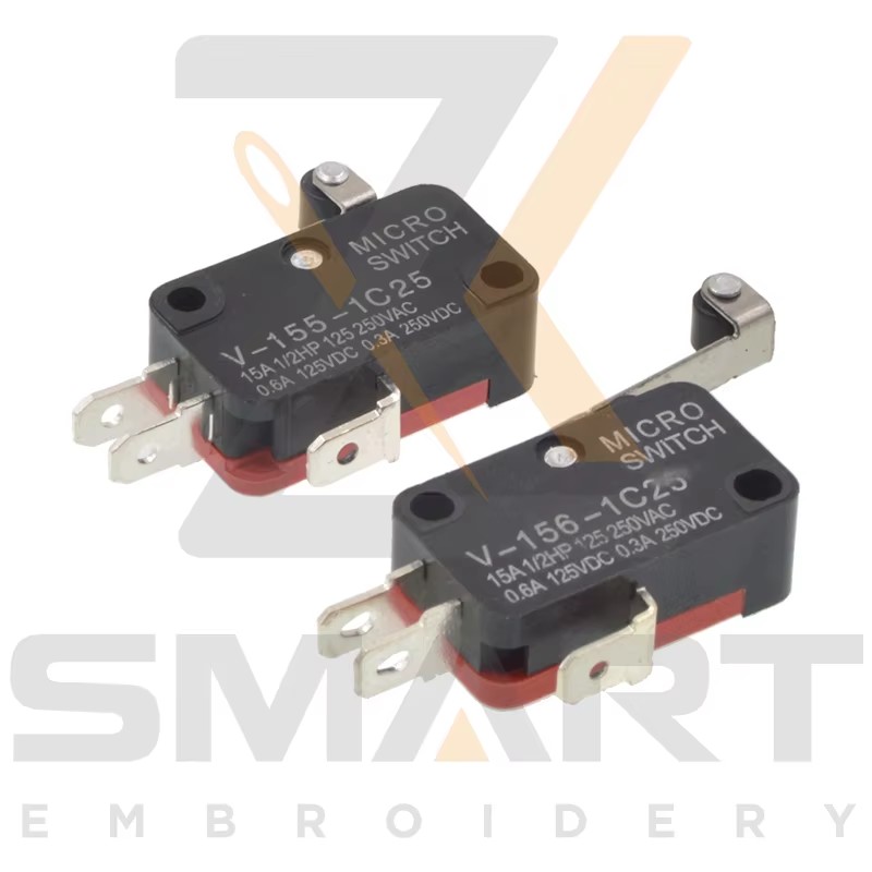 Micro Switch V-155-1C25 V-156-1C25 bahagian-bahagian mesin embroidery Cina EDH06-V-155-1C25 EDH06-V-156-1C25