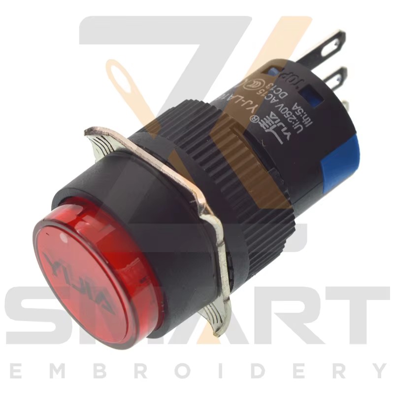 Tombol Switch Self-Return Tanpa Lampu Bahagian Mesin Pembungkusan Cina EDH06-YJ-LA16G-11 EDH06-YJ-LA16R-11