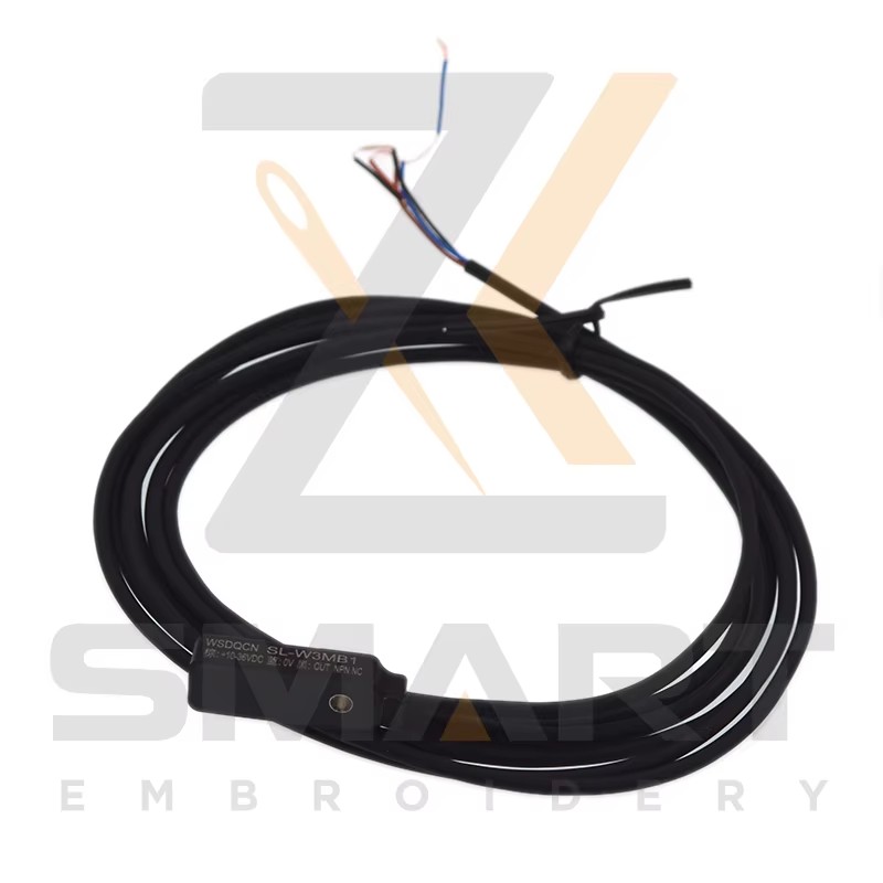 Penyambung Sensor Kedekatan SL-W3MB1 NPN Bahagian Mesin Embroidery EDH06-SL-W3MB1