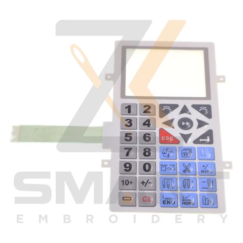 Original Ricoma Keypad 03150210 bahagian-bahagian Mesin Penggerudian Cina E17-KP02