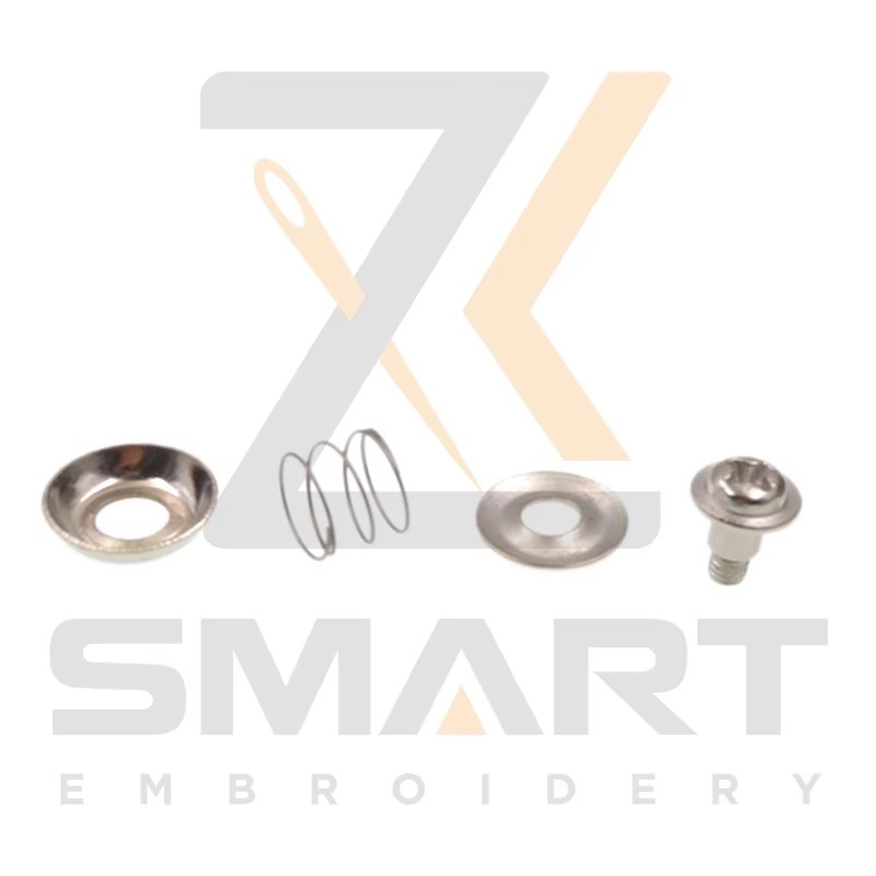10 Kits Barudan Mesin Pembungkusan Bahagian KF250220 KF250241 KF250231 KF250250 Thread Guard Disk Thread Hook Sokongan Spring